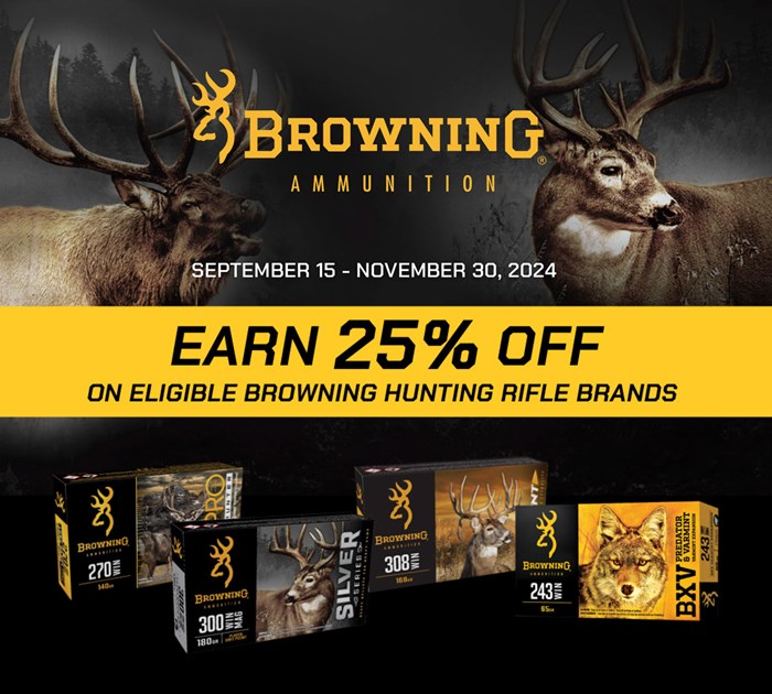 Browning Hunting Rifle Ammunition Rebate