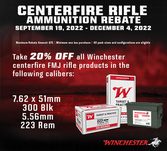 Ammo Rebates Winchester Ammunition