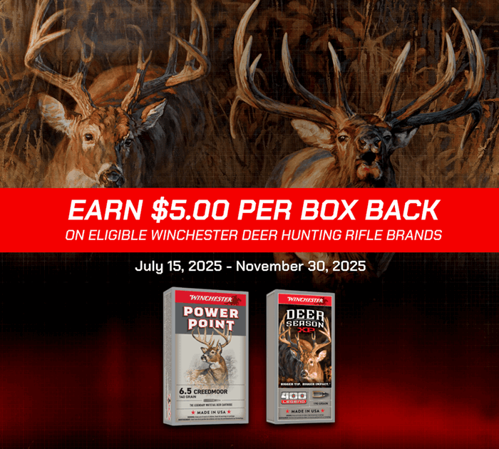 Winchester Deer Hunting Rifle Ammunition Rebate