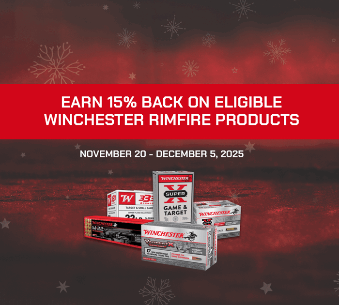Winchester Rimfire Ammunition Holiday Rebate
